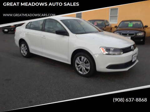 2013 Volkswagen Jetta for sale at GREAT MEADOWS AUTO SALES in Great Meadows NJ