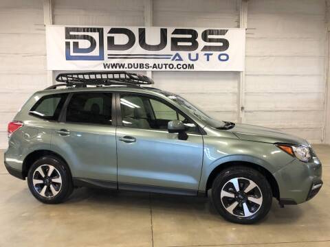 2018 Subaru Forester for sale at DUBS AUTO LLC in Clearfield UT