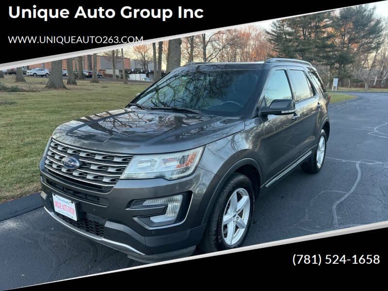 2017 Ford Explorer for sale at Unique Auto Group Inc in Whitman MA