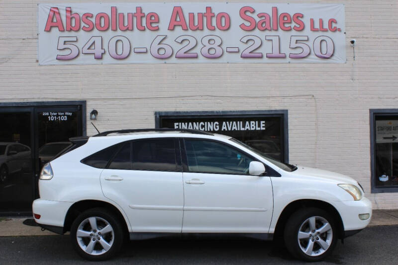2007 Lexus RX 350 for sale at Absolute Auto Sales in Fredericksburg VA