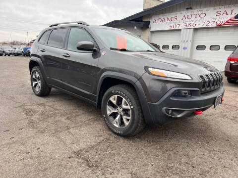 2015 Jeep Cherokee for sale at Adams Auto Sales Inc in Mankato MN