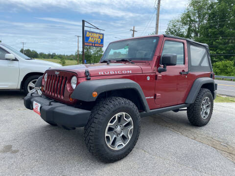 2013 Jeep Wrangler for sale at Dubes Auto Sales in Lewiston ME