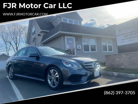 2016 Mercedes-Benz E-Class for sale at FJR Motor Car LLC in Mine Hill NJ