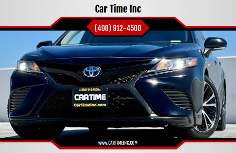 2018 Toyota Camry Hybrid for sale at Car Time Inc in San Jose CA