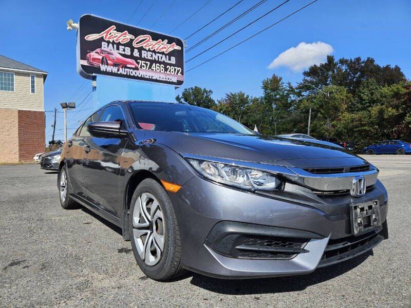2018 Honda Civic for sale at Auto Outlet Sales and Rentals in Norfolk VA