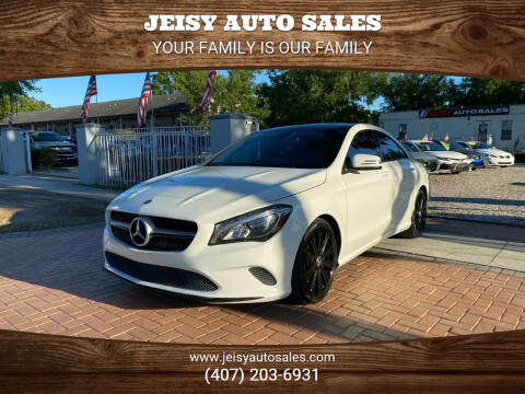 2018 Mercedes-Benz CLA for sale at JEISY AUTO SALES in Orlando FL