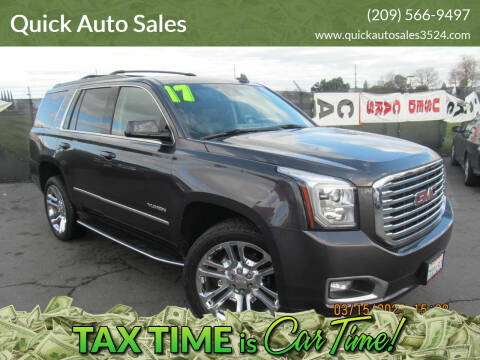 2017 GMC Yukon for sale at Quick Auto Sales in Ceres CA