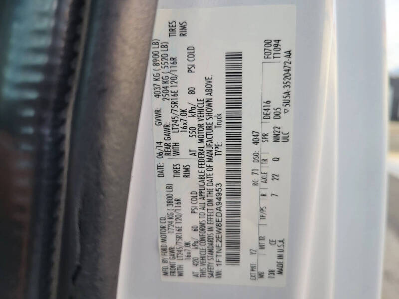 2014 Ford E-Series E-250