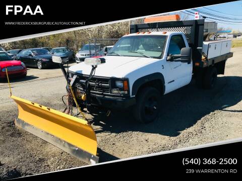 1998 Chevrolet C/K 3500 Series for sale at FPAA in Fredericksburg VA