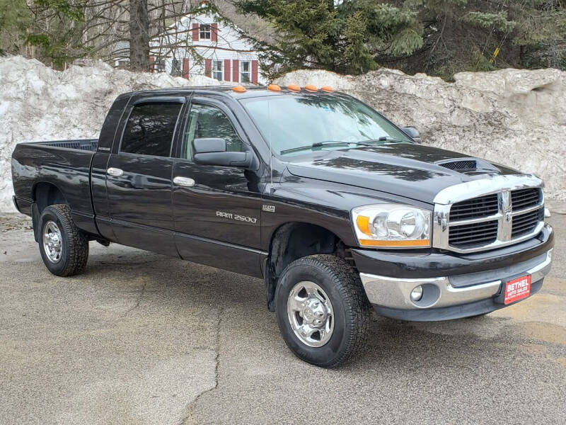 2006 Dodge Ram Pickup 2500 for sale at Bethel Auto Sales in Bethel ME