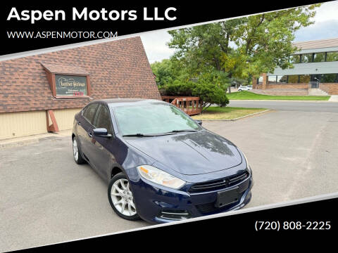 2013 Dodge Dart for sale at Aspen Motors LLC in Denver CO