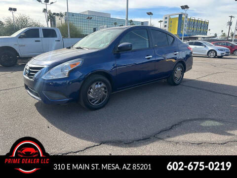 2019 Nissan Versa for sale at PRIME DEALER, LLC. in Mesa AZ