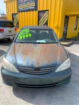 2002 Toyota Camry for sale at J D USED AUTO SALES INC in Doraville GA