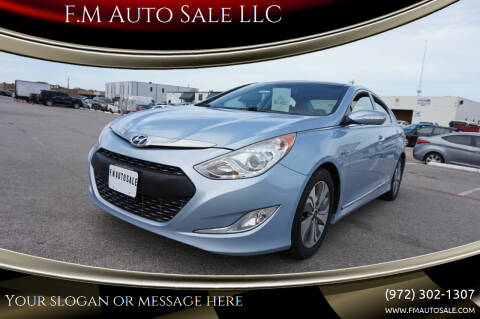 2013 Hyundai Sonata Hybrid for sale at F.M Auto Sale LLC in Dallas TX