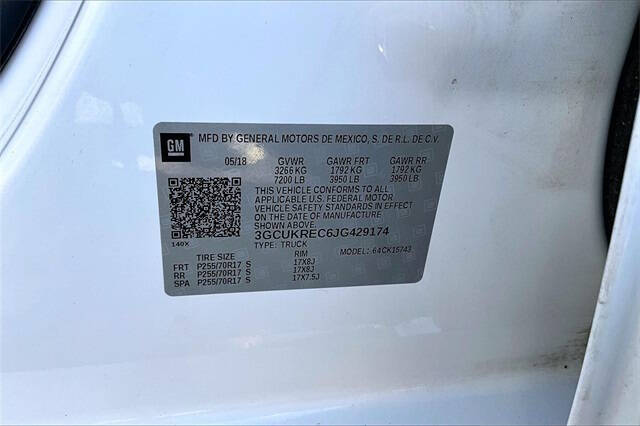 2018 Chevrolet Silverado 1500