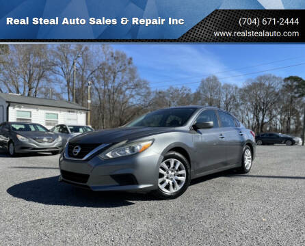 2016 Nissan Altima for sale at Real Steal Auto Sales & Repair Inc in Gastonia NC