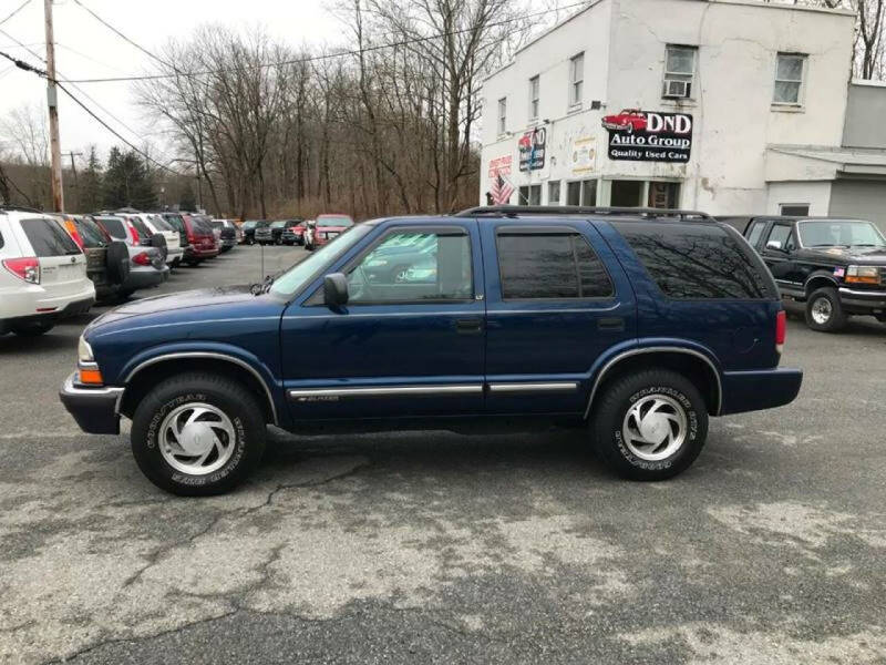 2001 Chevrolet Blazer for sale at DND AUTO GROUP in Belvidere NJ