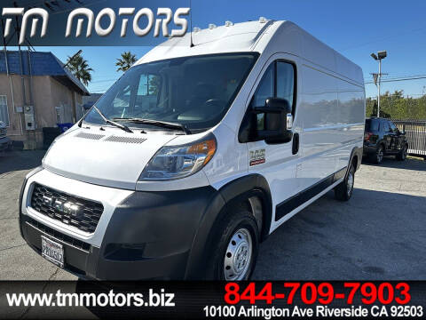 2019 RAM ProMaster for sale at TM Motors in Riverside CA