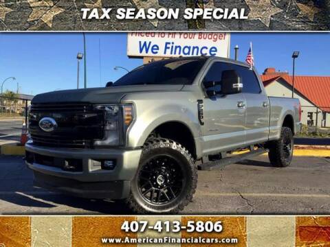 2019 Ford F-250 Super Duty for sale at American Financial Cars in Orlando FL