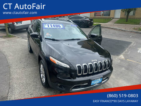2016 Jeep Cherokee for sale at CT AutoFair in West Hartford CT