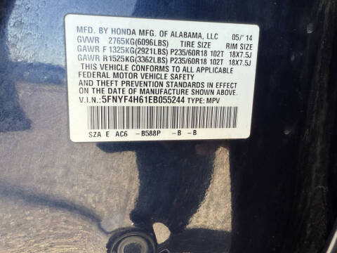 2014 Honda Pilot EX-L w/DVD