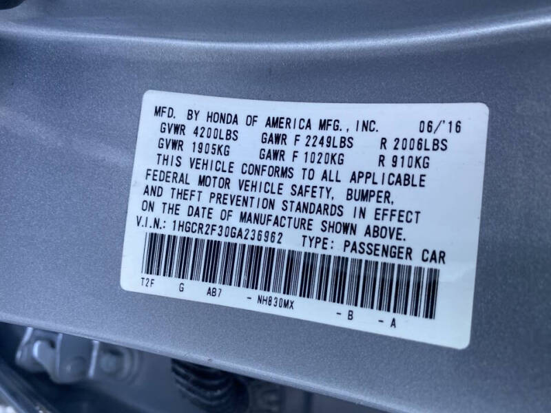 2016 Honda Accord LX