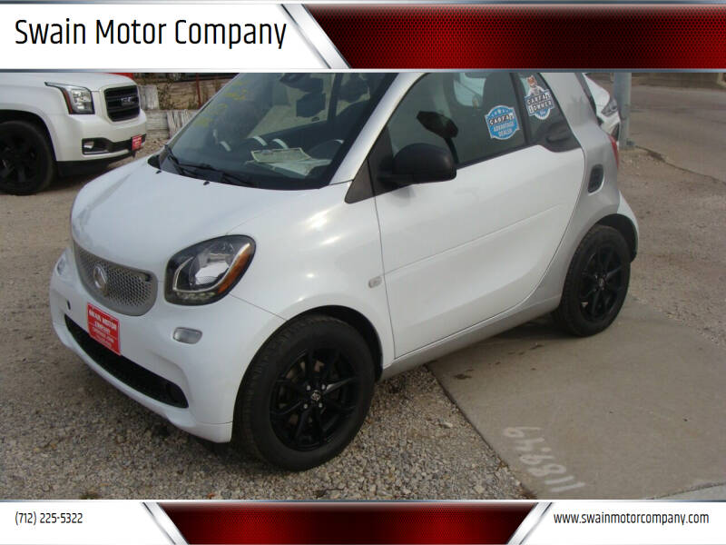 2017 Smart fortwo for sale at Swain Motor Company in Cherokee IA