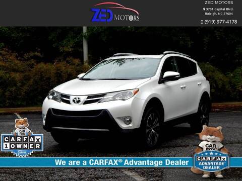 2015 Toyota RAV4 for sale at Zed Motors in Raleigh NC