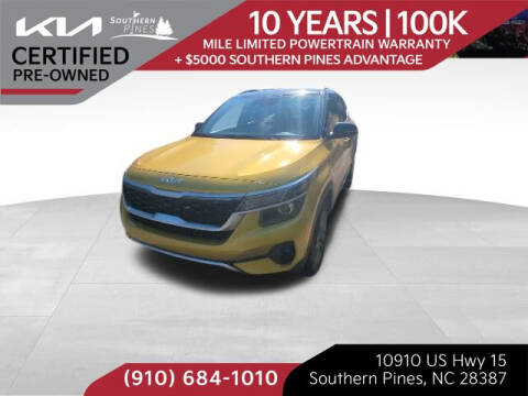 2022 Kia Seltos for sale at PHIL SMITH AUTOMOTIVE GROUP - Pinehurst Nissan Kia in Southern Pines NC
