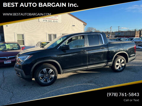 2018 Honda Ridgeline for sale at BEST AUTO BARGAIN inc. in Lowell MA