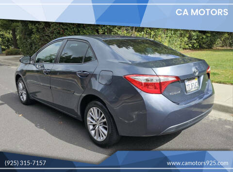 2014 Toyota Corolla for sale at CA Motors in Livermore CA