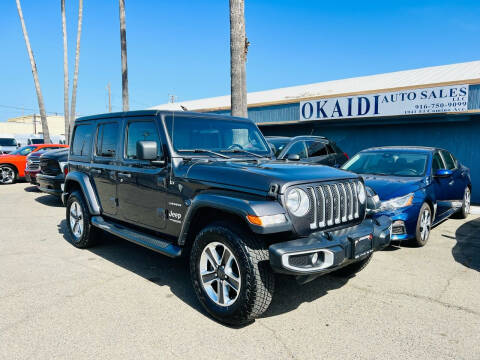 2020 Jeep Wrangler Unlimited for sale at Okaidi Auto Sales in Sacramento CA
