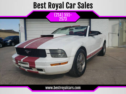 2005 Ford Mustang for sale at Best Royal Car Sales in Dallas TX