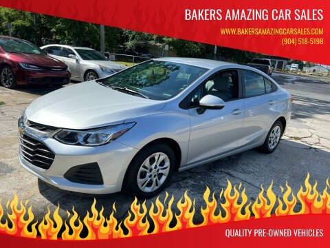 2019 Chevrolet Cruze for sale at Bakers Amazing Car Sales in Jacksonville FL