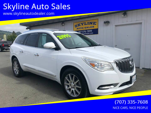 2016 Buick Enclave for sale at Skyline Auto Sales in Santa Rosa CA