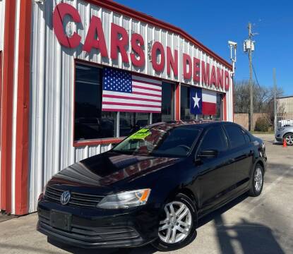 2015 Volkswagen Jetta for sale at Cars On Demand 2 in Pasadena TX