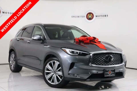 2021 Infiniti QX50 for sale at INDY'S UNLIMITED MOTORS - UNLIMITED MOTORS in Westfield IN