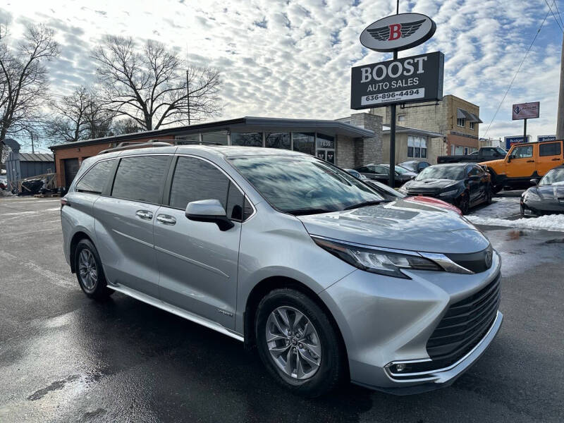 2021 Toyota Sienna for sale at BOOST AUTO SALES in Saint Louis MO