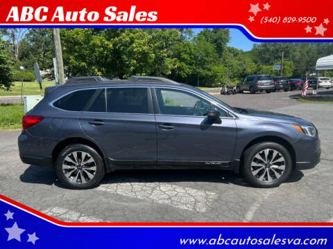 2015 Subaru Outback for sale at ABC Auto Sales in Culpeper VA