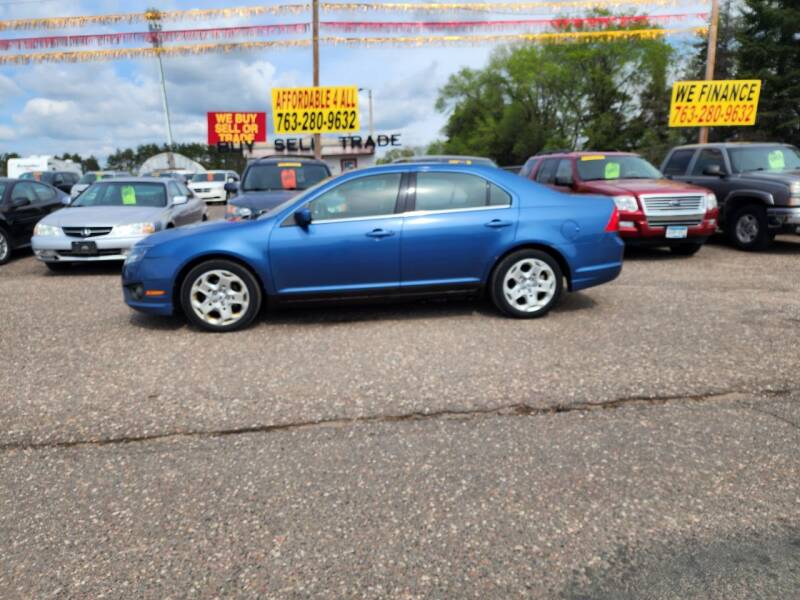 2010 Ford Fusion for sale at Affordable 4 All Auto Sales in Elk River MN
