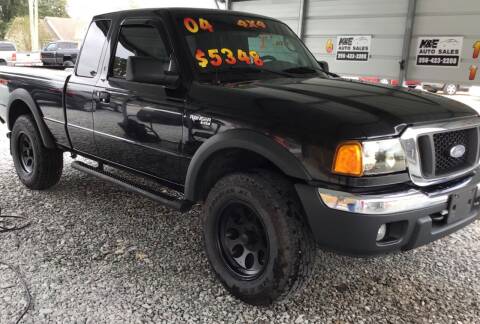 2004 Ford Ranger for sale at K & E Auto Sales in Ardmore AL
