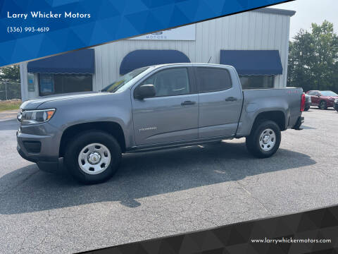 2019 Chevrolet Colorado for sale at Larry Whicker Motors in Kernersville NC
