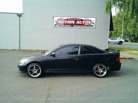 2005 Honda Civic for sale at Motion Autos in Longview WA