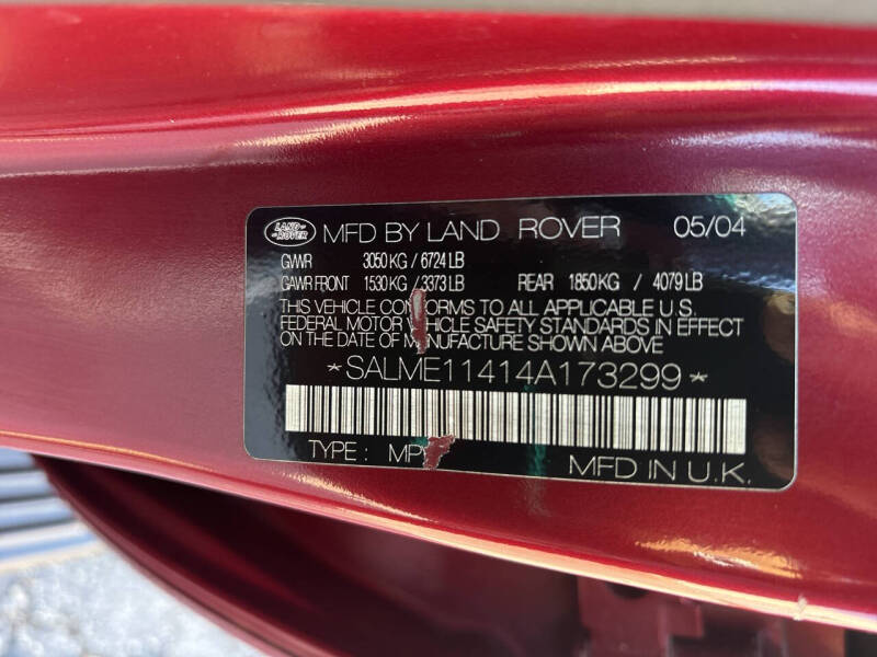 2004 Land Rover Range Rover HSE