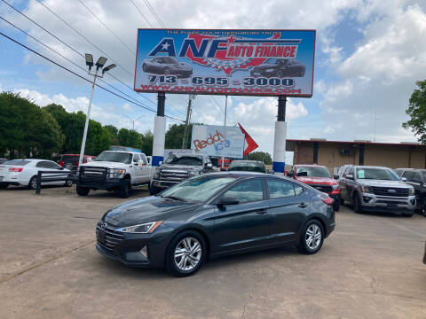 2020 Hyundai Elantra for sale at ANF AUTO FINANCE in Houston TX
