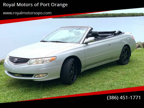 2002 Toyota Camry Solara for sale at Royal Motors of Port Orange in Port Orange FL