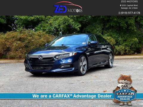 2018 Honda Accord for sale at Zed Motors in Raleigh NC