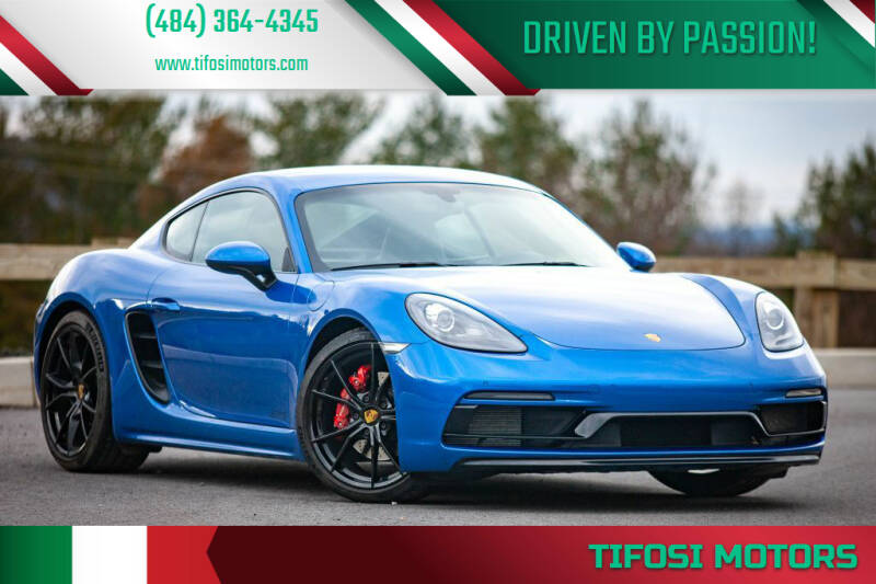 2018 Porsche 718 Cayman for sale at Tifosi Motors in Downingtown PA