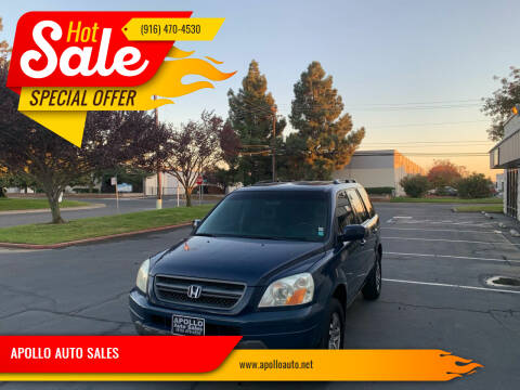 2004 Honda Pilot for sale at APOLLO AUTO SALES in Sacramento CA