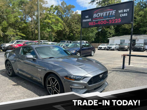 2021 Ford Mustang for sale at Boyette Auto Sales in Covington LA